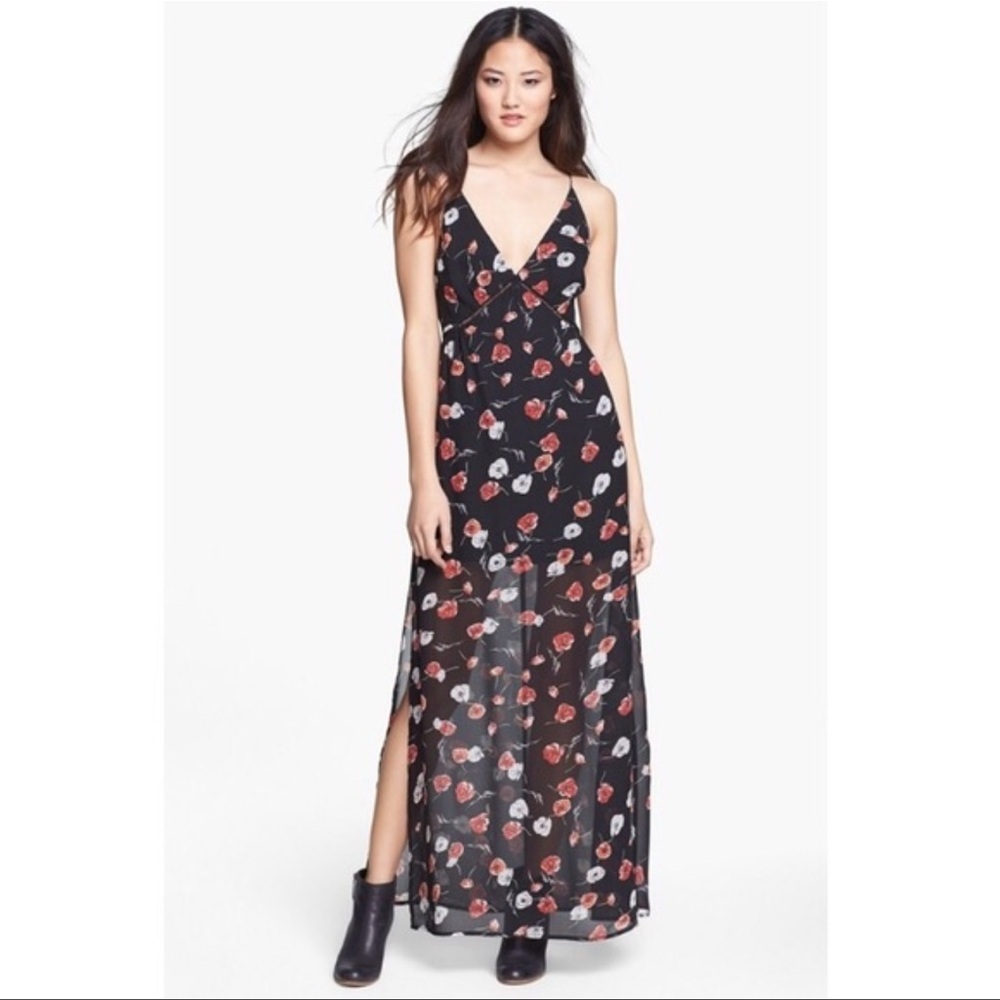 LIKE MYNDED Chateau Slip Maxi Dress, Size S, EUC